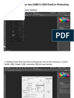 Panduan Setting Size E-Poster On Photoshop