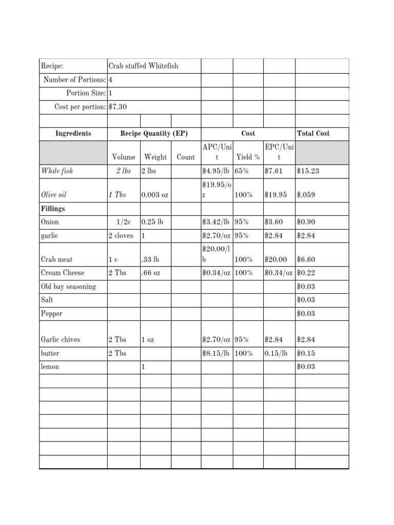 Crab Stuffed Whitefish PDF Garlic Butter