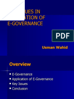 E-Governance Basics continued