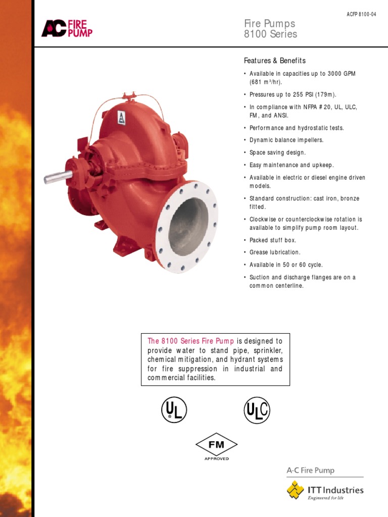 Acpump Fire Serie8100 Pump Machines