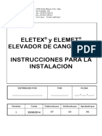 Elevador de Cangilones - Instrucciones para La Instalacion - Rev.1