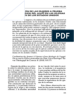 La Ordenaciónd de Las Mujeres. Iglesias Protestante en EUA