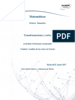 Matemáticas: Transformaciones y Series