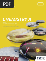 Specification Accredited A Level Gce Chemistry A h432