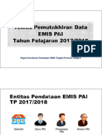 Teknis Pemutakhiran Data EMIS PAI