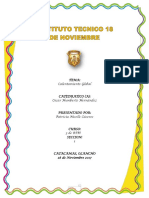 Informe Calentamiento Global Nicolle