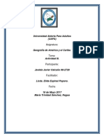 Actividad III Geografía América