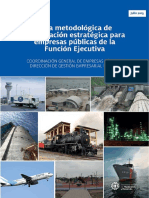 Guía Metodológica de Planificación Estratégica para Empresas Públicas de La Función Ejecutiva