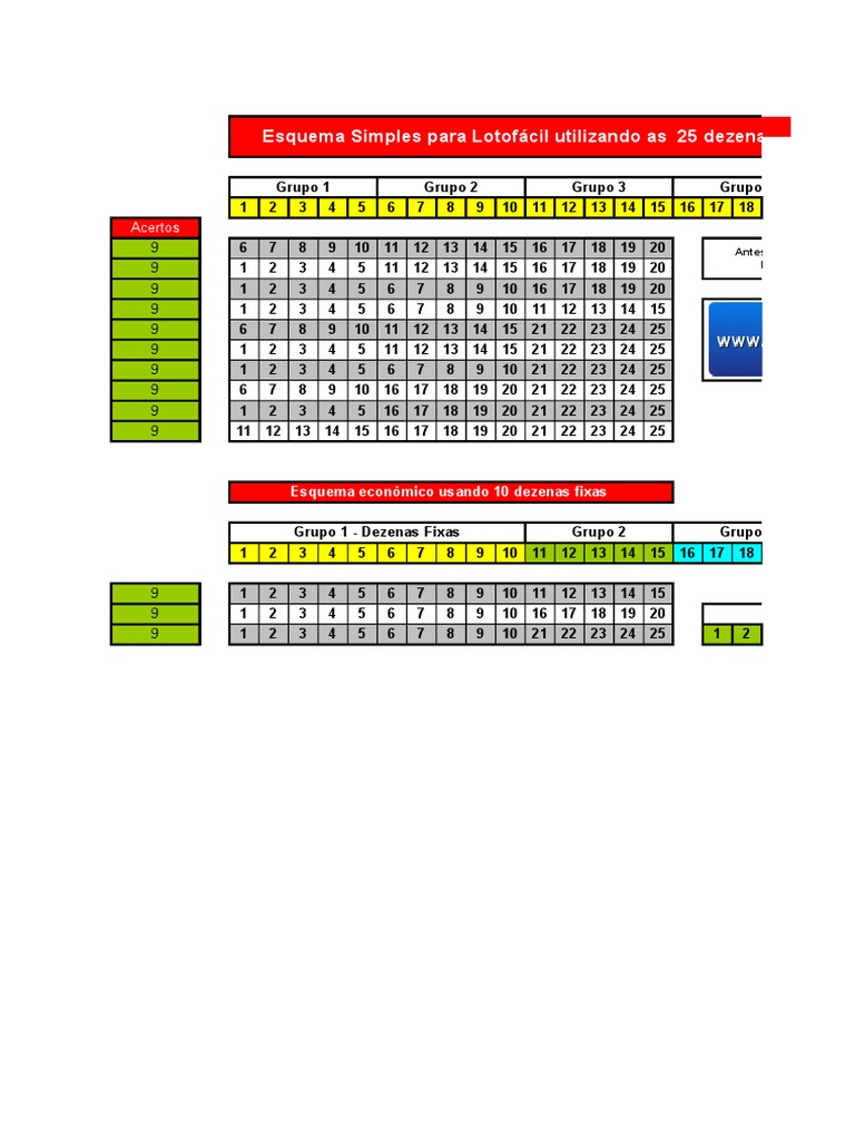 3 Planilhas Grátis da LotoFacil - Desdobramento, Organização e Conferência  #planilhalotofacil 