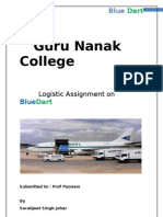 Guru Nanak College: Logistic Assignment On