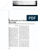 La Educación en Colombia 1958-1980 Aline Helg