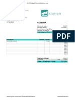 Plantilla factura Excel Debitoor