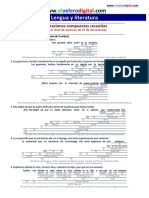 95 Oraciones Compuestas SOLUCIONESsintaxis - Oc3 PDF