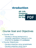 AE 116: Computer Applications For Engineers