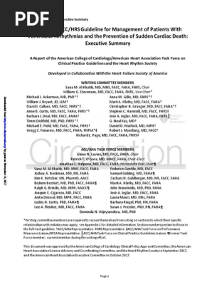 Manejo De Arritmias Ventriculares Evidence Based Medicine
