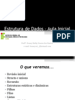 386801-Estrutura de Dados - Aula Inicial