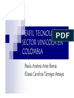 Perfil Tecnologico Sector Vinicola en Colombia Presentación