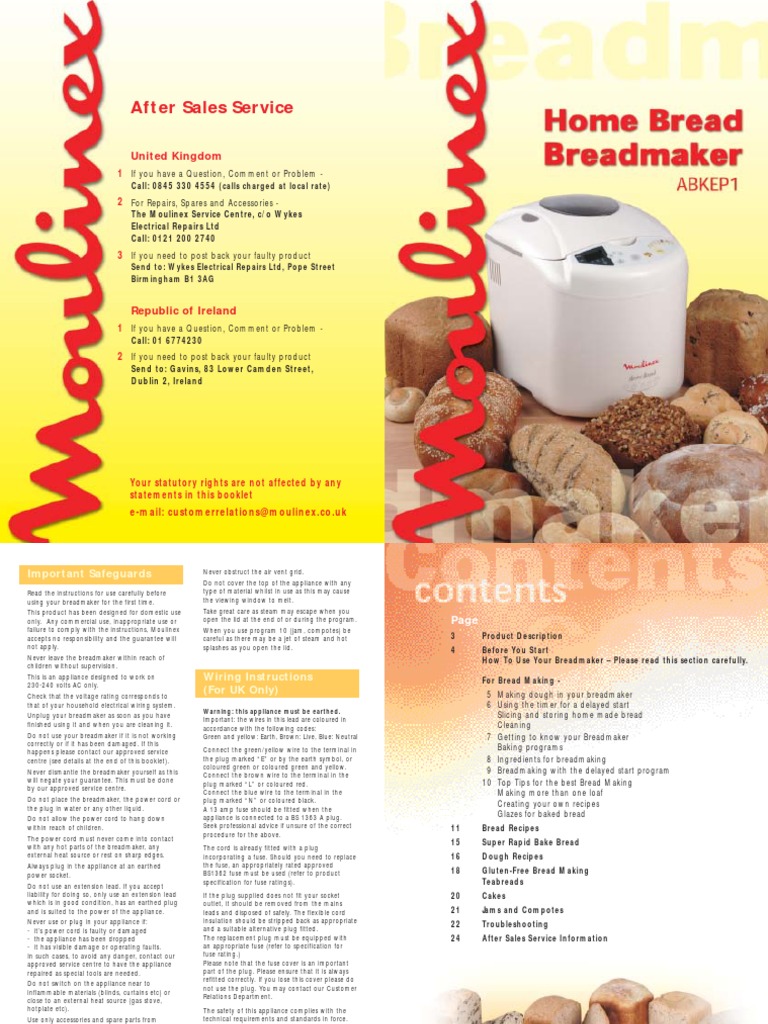 Bread Maker Recipe Book | Flour | Breads