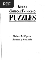 Download Great Critical Thinking Puzzles by zlot1 SN36578961 doc pdf