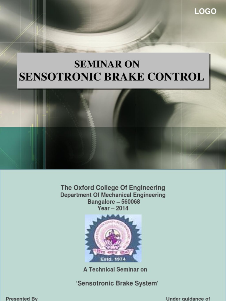 Sensotronic Brake Control PDF Brake Anti Lock Braking System