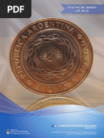 Informe Anual de Gestión 2012 - UIF Argentina