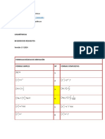 Derivadas Funciones Logaritmicas