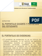 Estructura Portafolio Docente y Del Estudiante