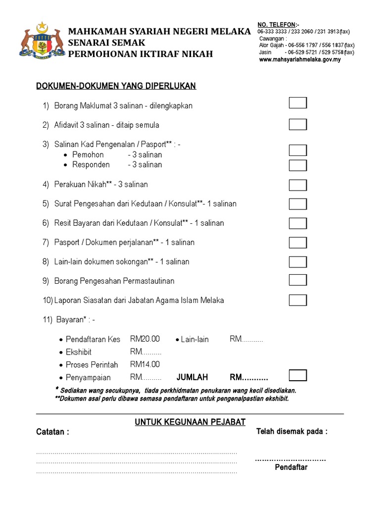 Permohonan Iktiraf Nikah Mrs Pdf