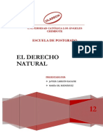 El Derecho Natural