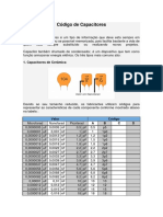 Código de Capacitores Todos Tipos