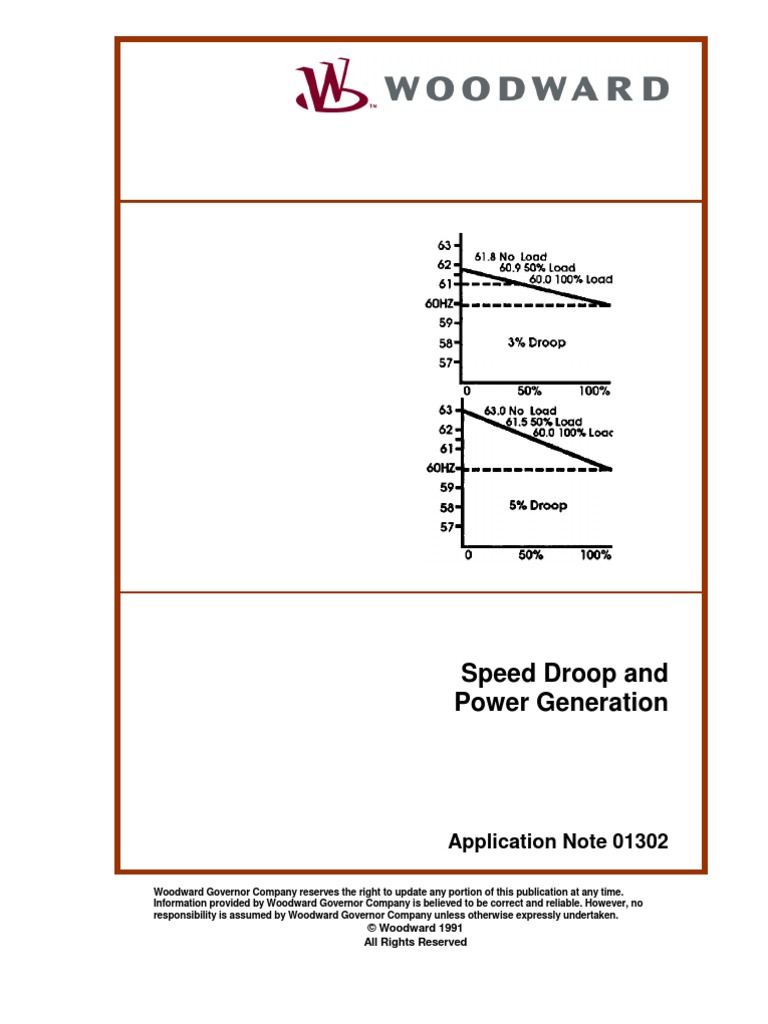 Speed Droop and Power Generation | PDF | Engines | Electrical Engineering