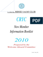 Welcome Aboard Committee - New Member Information Booklet - 2010