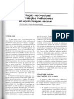 Orientação Motivacional e Estratégias Motivadoras Na Aprendizagem Escolar - Coll, Marchesi & Palacios (2004)