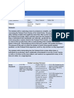 unit plan national parks 