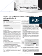 El SIAF y La Modernización Del Estado-Cierr PDF