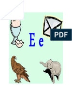 Alphabet Letter E