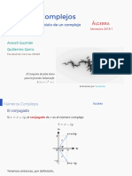 Conjugado y Modulo de Un Complejo