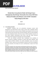 Download KUMPULAN PTK SDdocx by mirdad SN365810327 doc pdf