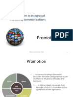 Introduction To Integrated Marketing Communications: Promotion