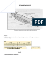 01 Ejercicio de Diseno de Desarenador