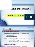 Analisis Instrumen I: Signal dan Noise