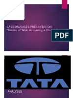 Case-Analyses Presentation "House of Tata: Acquiring A Global Footprint"