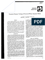 Transient Pressure Testing of Fractured Water Injection Wells