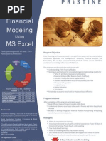 Pristine Financial Modeling Brochure