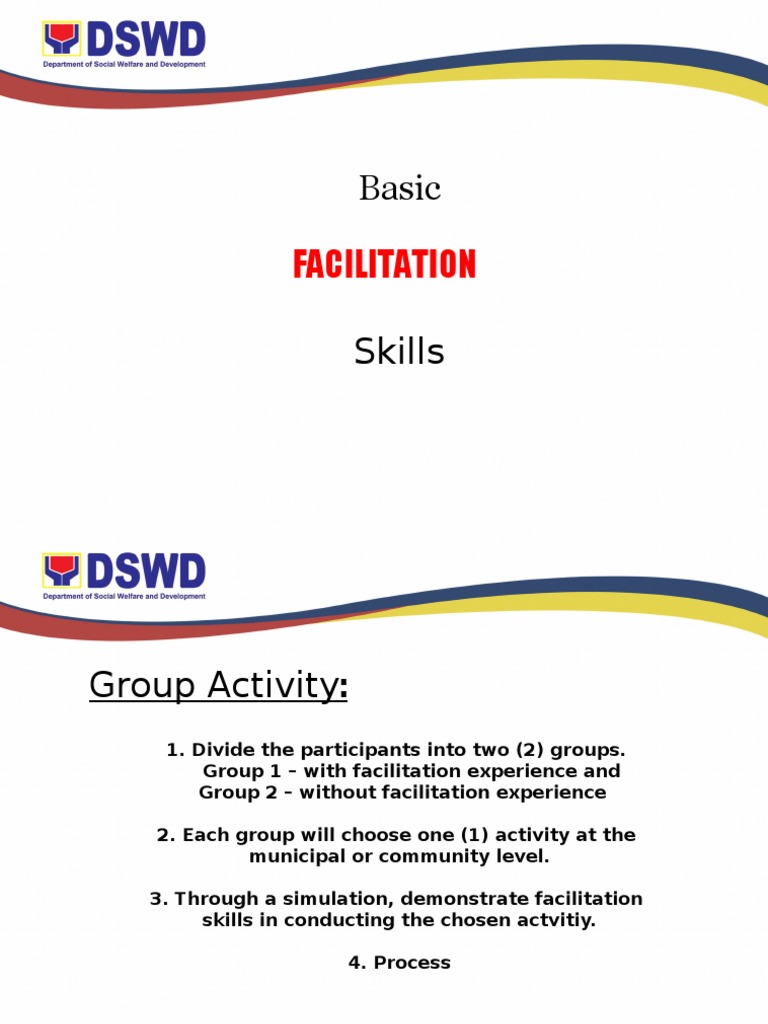 Facilitation Skills by Zhane | PDF | Facilitator | Human Communication