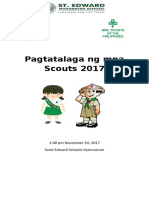 Pagtatalaga NG Mga Scouts 2017