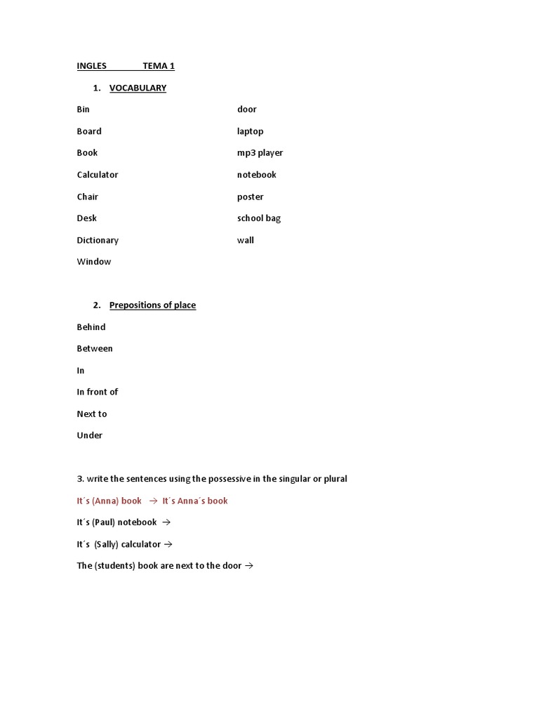 English Vocabulary and Grammar Guide | PDF | Language Arts & Discipline