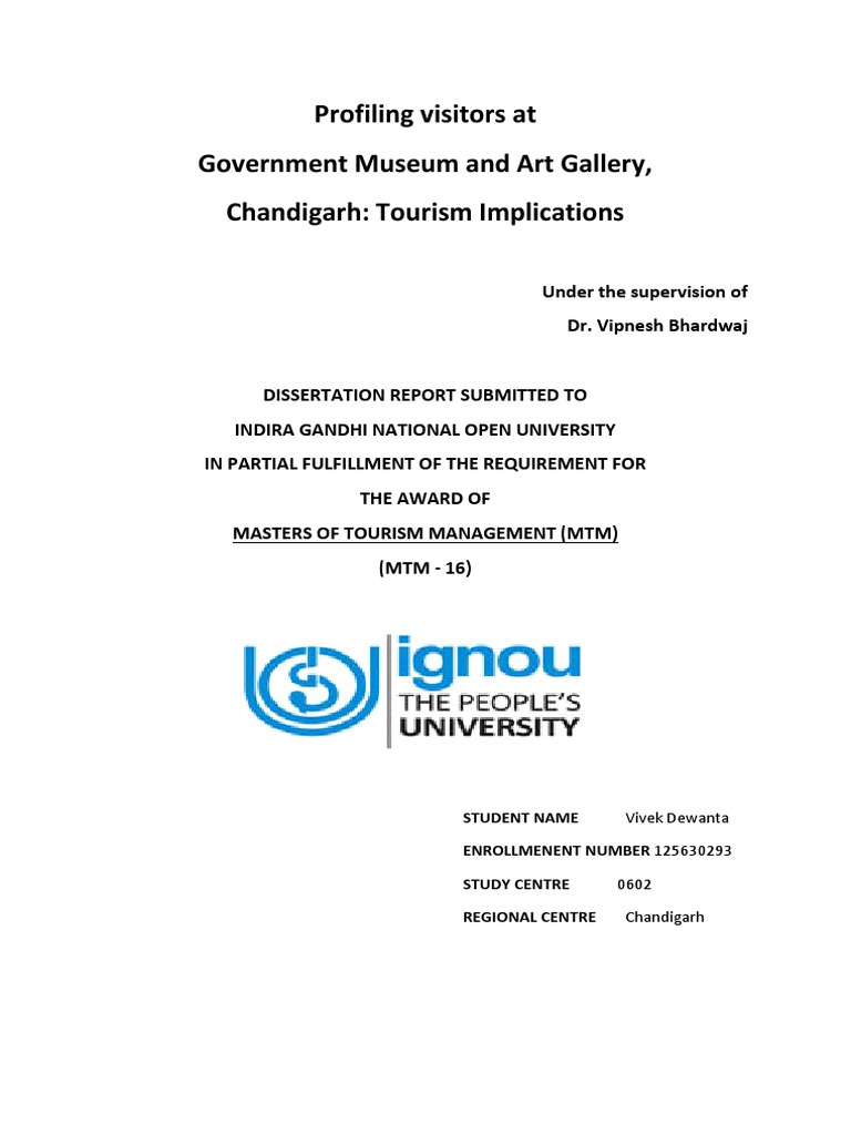 Mtm dissertation ignou image