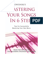 6 Steps To Mastering Your Songs Bonus