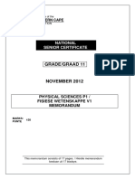 Grade/Graad 11: National Senior Certificate